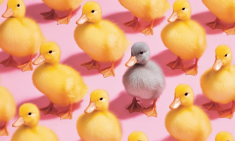 Das hässliche Entlein | KI-generiertes Bild