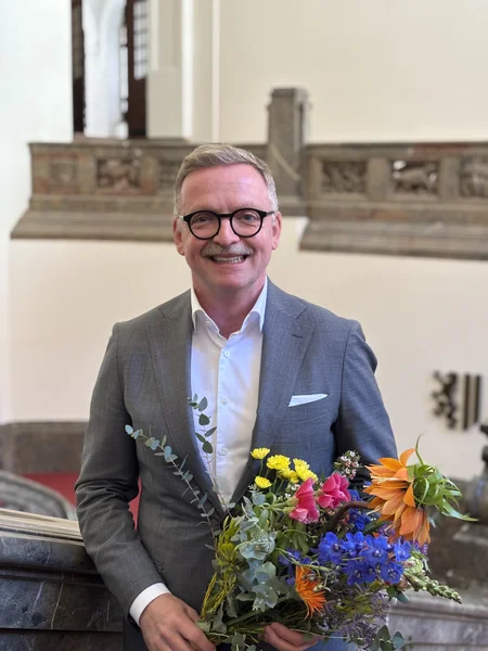 Peter Heilker, Intendant der Oper Leipzig ab 2028/29, nach seiner Wahl am 29. April 2026 durch den Leipziger Stadtrat
