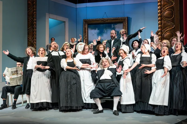 Bürgermeister van Bett und Chor (Milko Milev, Chor der Musikalischen Komödie, 2025)