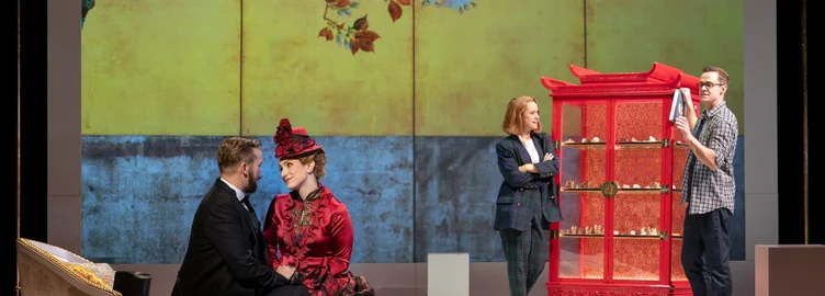 Jannick Harneit, Kara Kemeny, Nora Lentner und Christof Messner in »Der Hase mit den Bernsteinaugen« |