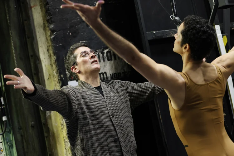 Giovanni di Palma mit Kammertänzer Flavio Salamanka