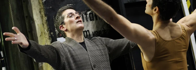 Giovanni di Palma mit Kammertänzer Flavio Salamanka