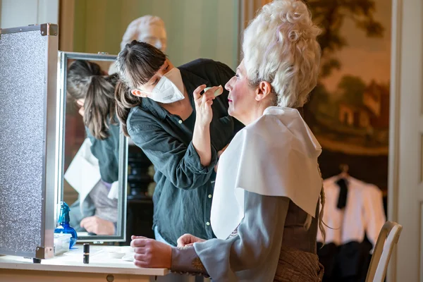 Vorbereitung Auftritt